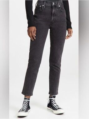 Madewell The Curvy Perfect Vintage Jean Faded Black Size 27